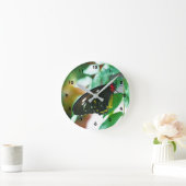 Natuur zwarte vlinder ronde klok (Huis)