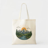 Natuuravontuur Buitenontwerp Tote Bag (Voorkant)