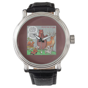 Natuurbeeld op klimaatverandering horloge