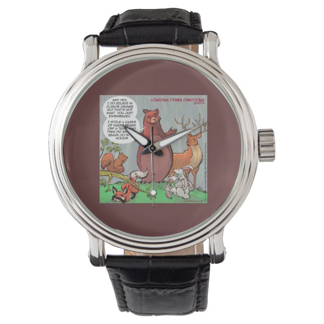 Natuurbeeld op klimaatverandering horloge (Voorkant)