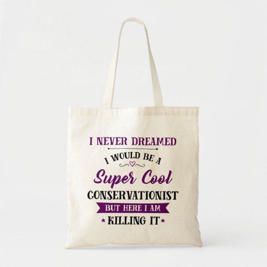 Natuurbeschermer droombaan doden tote bag (Voorkant)