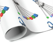 Natuurbeschermingsmiddelen voor bergbeklimmers cadeaupapier (Rol Hoek)