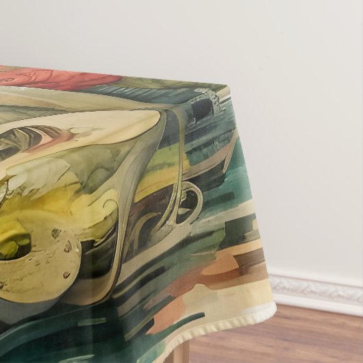  natuurbloem flamingo's paradijs tafelkleed (Voorbeeld)