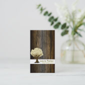 Natuurbos Gouden Boom Hout Verzorging Landschap Gr Visitekaartje (Staand voorkant)