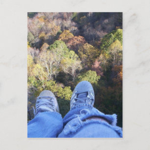 Natuurbrug in liefde briefkaart