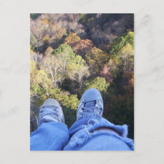 Natuurbrug in liefde briefkaart