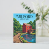 Natuurcentrum Abbott's Mill USA Briefkaart (Staand voorkant)