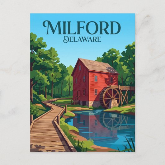 Natuurcentrum Abbott's Mill USA Briefkaart (Voorkant)