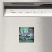 Natuurfoto van het Noorderlicht Magneet (Insitu (Vaatwasser))