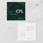 Natuurfoto Vierkante Visitekaartje (Voorkant / Achterkant)