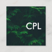 Natuurfoto Vierkante Visitekaartje (Voorkant)