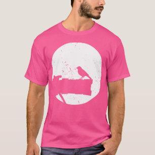 Natuurfotografie - Lange Lens - Vogel Op Camerafot T-shirt