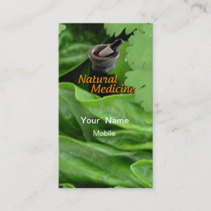 Natuurgeneeskunde Visitekaartje