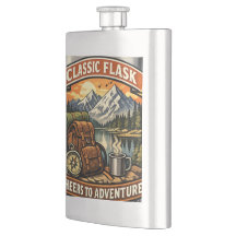 Natuurgeschenk voor bergavontuur in vintage stijl