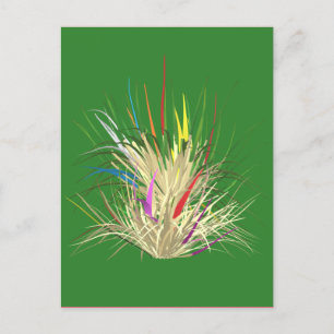 Natuurgroen met een natuur uitstraling feestdagenkaart