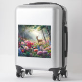 Natuurherten kunstmatig gevangen sticker (Koffer)