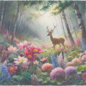 Natuurherten kunstmatig gevangen sticker (Voorkant)