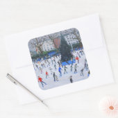 Natuurhistorisch museum 2012 vierkante sticker (Envelop)