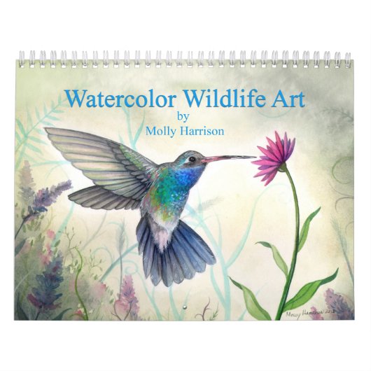 Natuurkalender met kunst van kunstenaar Molly Harr Kalender (Hoes)