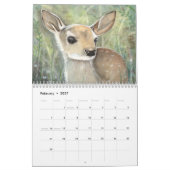 Natuurkalender met kunst van kunstenaar Molly Harr Kalender (Feb 2027)