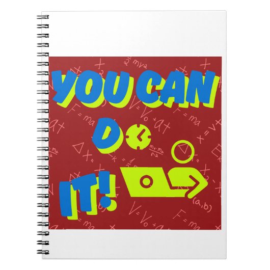 Natuurkunde aangedreven motivatie notitieboek (Voorkant)