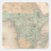 Natuurkunde Afrika Vierkante Sticker (Voorkant)