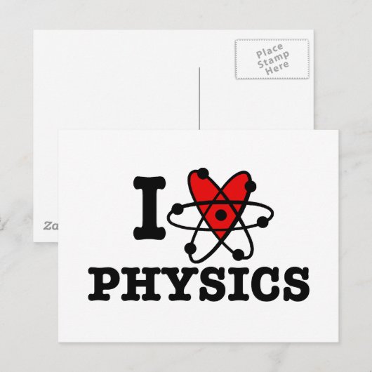 Natuurkunde Briefkaart (Voorkant / Achterkant)