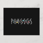 Natuurkunde Briefkaart (Voorkant)