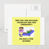 natuurkunde briefkaart (Voorkant / Achterkant)