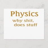 natuurkunde briefkaart (Voorkant)