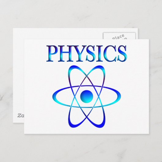 Natuurkunde Briefkaart (Voorkant / Achterkant)