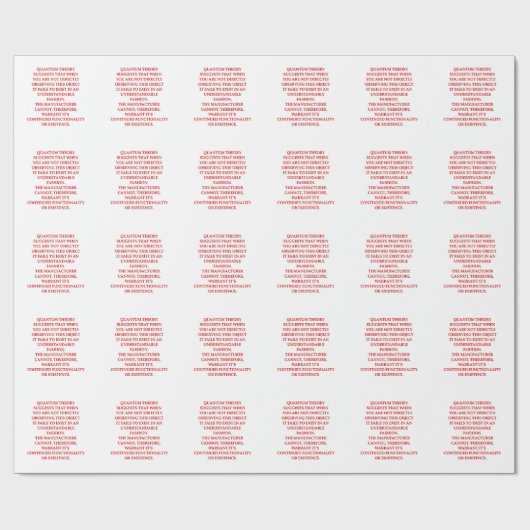 natuurkunde cadeaupapier (Vlak)