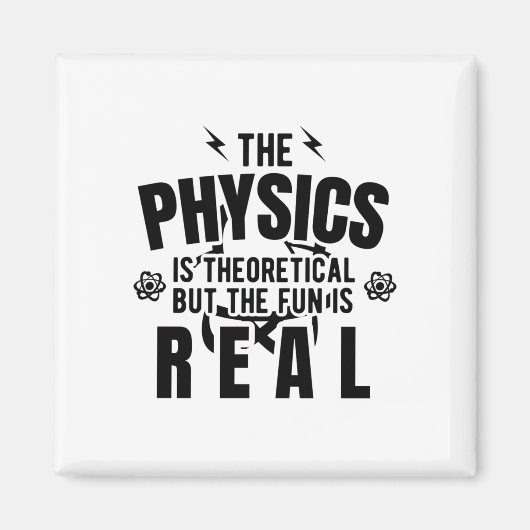 Natuurkunde | Fysicus leraar Gift Idee Magneet (Voorkant)