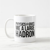 Natuurkunde geeft me een grote Hadron Koffiemok (Links)