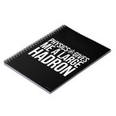 Natuurkunde geeft me een grote Hadron Notitieboek (Linkerzijde)