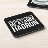 Natuurkunde geeft me een grote Hadron Onderzetter (Linkerzijde)