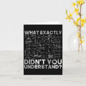 Natuurkunde Gift Science Quotes Black Uni Volwasse Kaart (Gele Bloem)
