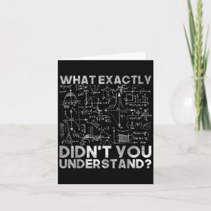 Natuurkunde Gift Science Quotes Black Uni Volwasse Kaart