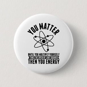 Natuurkunde Giften voor kunststudenten Ronde Button 5,7 Cm