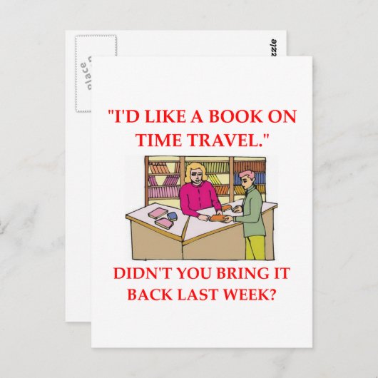 natuurkunde grap briefkaart (Voorkant / Achterkant)