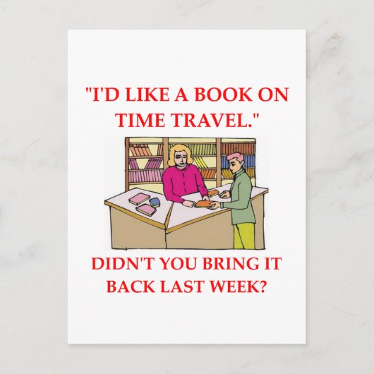 natuurkunde grap briefkaart (Voorkant)