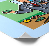 natuurkunde grap cadeau t-shirt poster (Hoek)