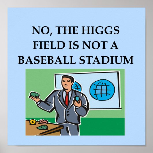 natuurkunde grap cadeau t-shirt poster (Voorkant)