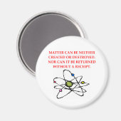 natuurkunde grap magneet (Voorkant / Achterkant)