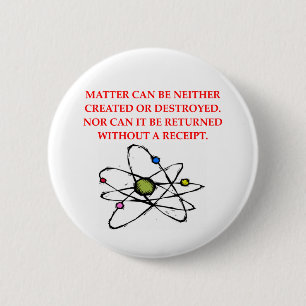 natuurkunde grap ronde button 5,7 cm