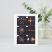 Natuurkunde Handboek Illustratie van gekleurde rin Briefkaart (Staand voorkant)