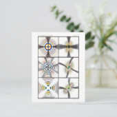 Natuurkunde Handboek Illustratie van gekleurde rin Briefkaart (Staand voorkant)