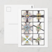 Natuurkunde Handboek Illustratie van gekleurde rin Briefkaart (Voorkant / Achterkant)