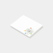 NATUURKUNDE HET IS DE WET Funny Science Quote Post-it® Notes (Schuin)