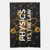 NATUURKUNDE. HET IS DE WET Wetenschap Theedoek (Verticaal)